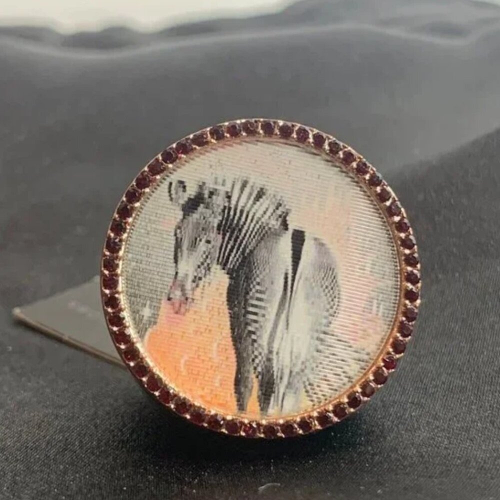 【9.28】#65-80 Value $30 NEW Marc By Marc Jacobs Zebra Ring